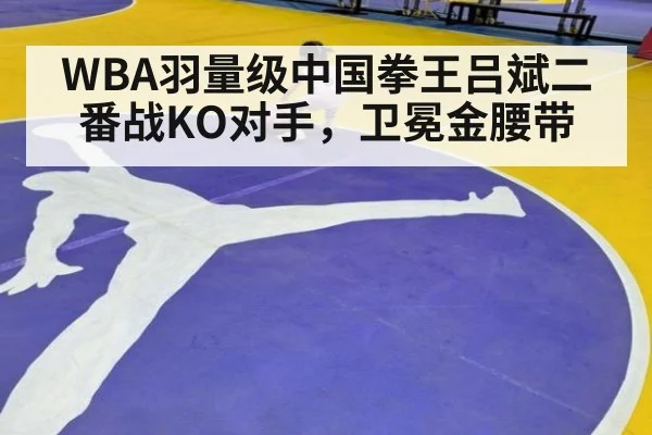 WBA羽量级中国拳王吕斌二番战KO对手,卫冕金腰带
